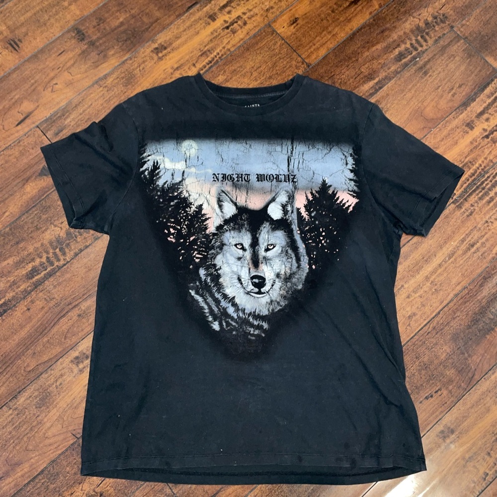 Men’s all saints black t shirt